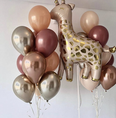 Сет на день рождения с жирафом