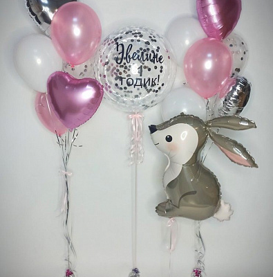 Сет из шаров на первый день рождения дочки