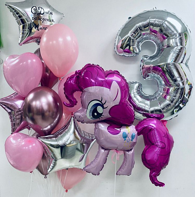 Сет на день рождения с розовой пони Пинки Пай