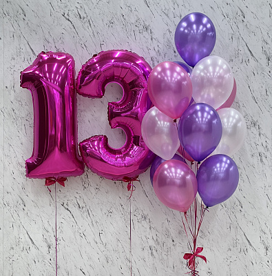 Фиолетово-розовый сет на день рождения девочки