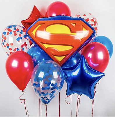Гелиевые шары "Супермен"