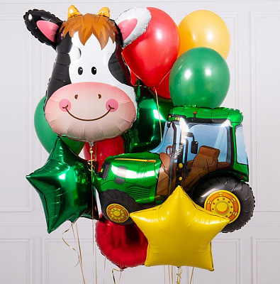 Воздушные шарики для мальчика "Ферма"